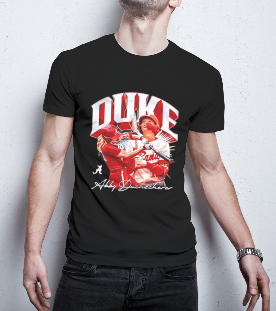 A Abby Duchscherer Alabama Crimson Tide Softball Duke T-Shirt