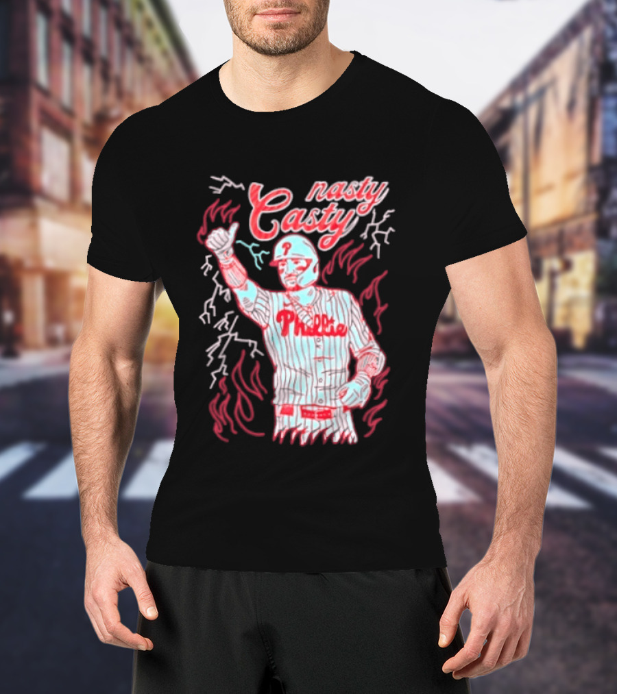Nasty Casty Philadelphia Phillies Bryce Harper T-Shirt