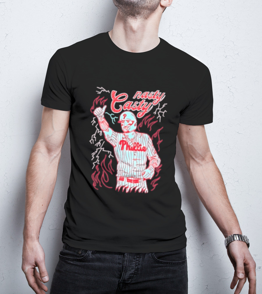 Nasty Casty Philadelphia Phillies Bryce Harper T-Shirt