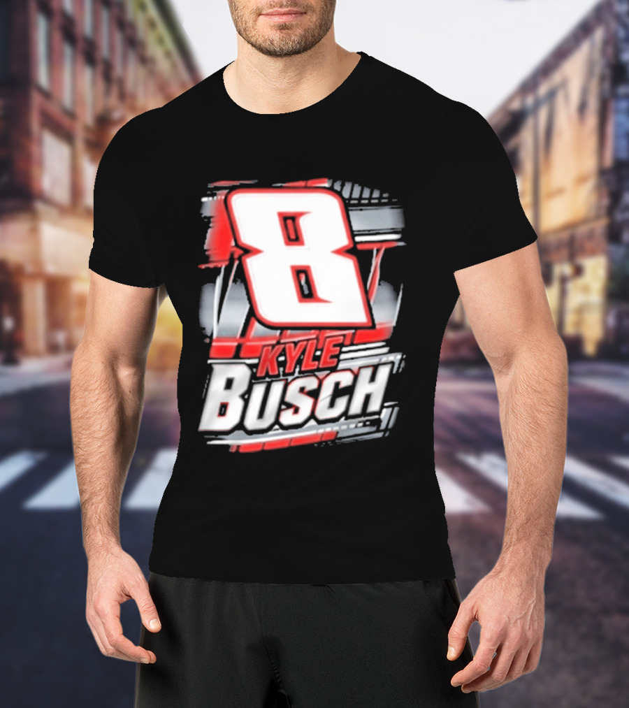Kyle Busch Number 8 Racing NASCAR Fan T-Shirt