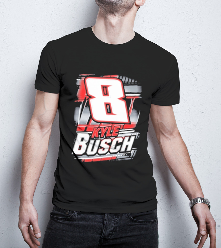 Kyle Busch Number 8 Racing NASCAR Fan T-Shirt