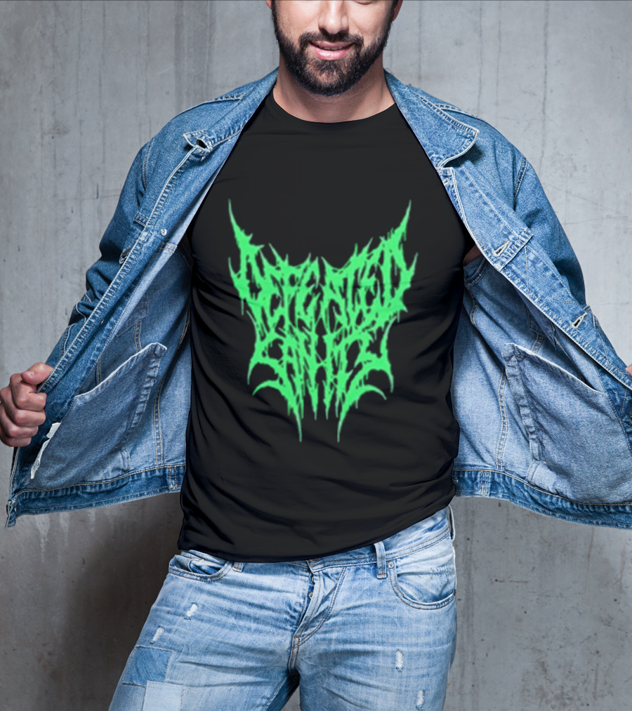 Reality Fade Defeated Sanity Electric Green Dripping T-Shirt