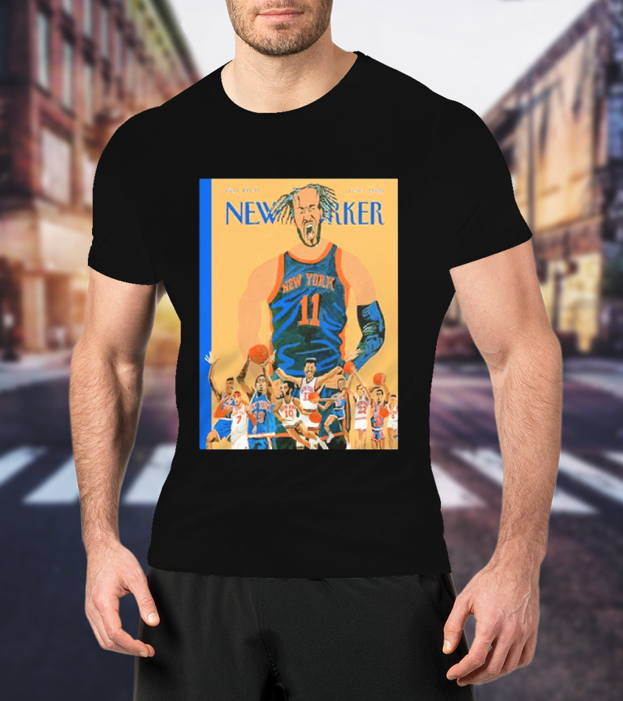 Kings Of New York Jalen Brunson New York Knicks New Yorker Issue Jan 1 2024 Basketball Players T-Shirt