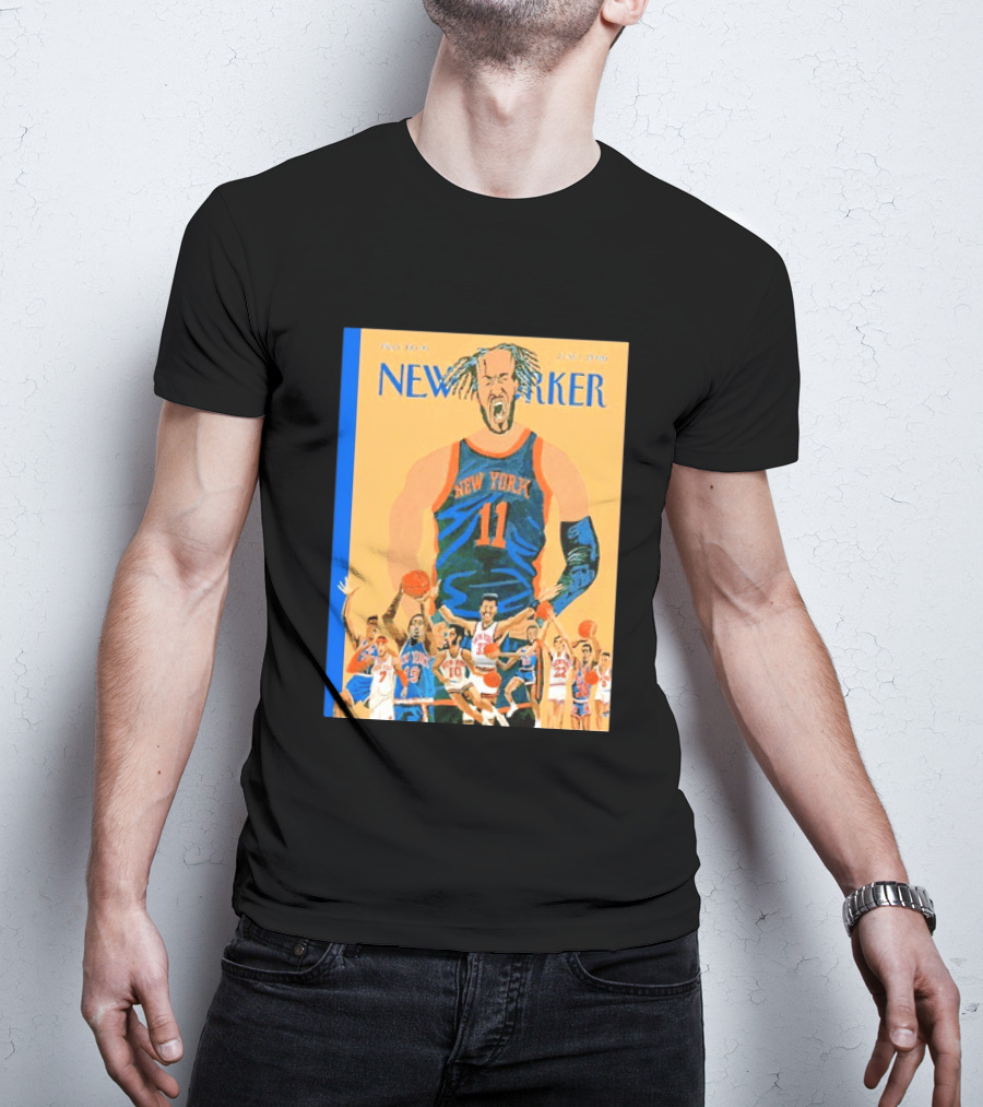 Kings Of New York Jalen Brunson New York Knicks New Yorker Issue Jan 1 2024 Basketball Players T-Shirt