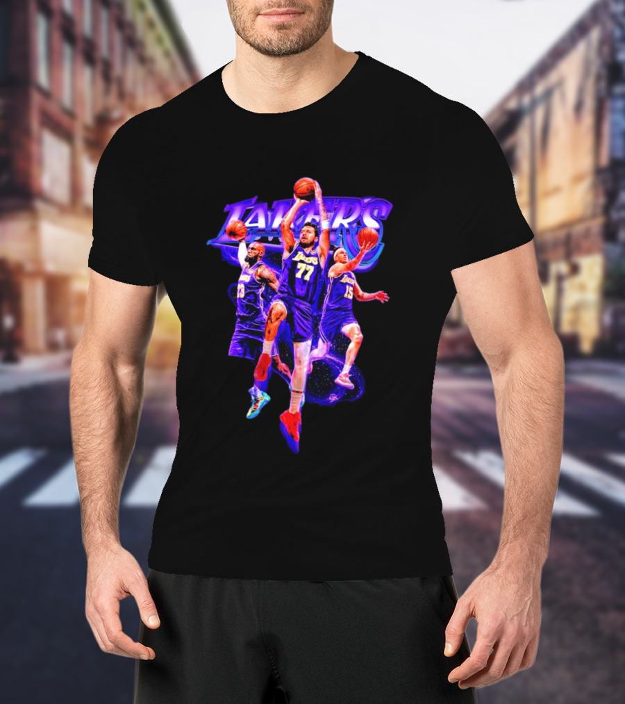 Lakers Lakeshow Big 3 Players Los Angeles Lakers Basketball Team T-Shirt