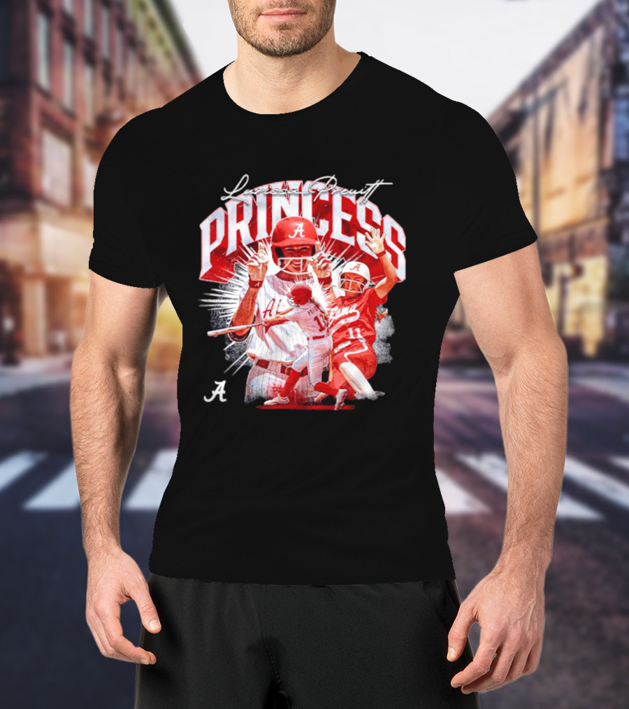 Larissa Preuitt Alabama Princess Softball NCAA Player Collage T-Shirt