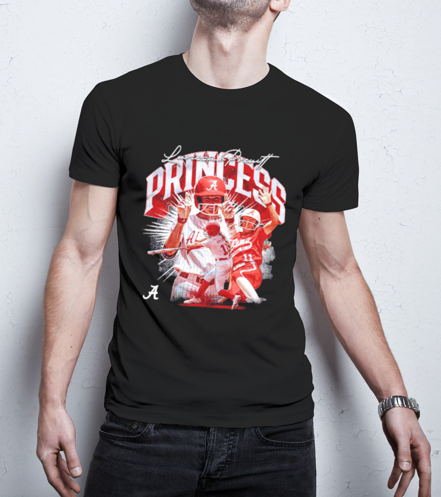 Larissa Preuitt Alabama Princess Softball NCAA Player Collage T-Shirt