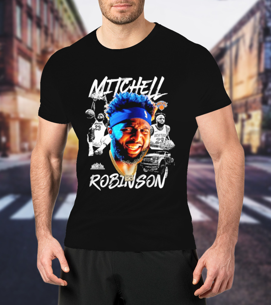 Mitchell Robinson New York Knicks NBA Basketball Player T-Shirt