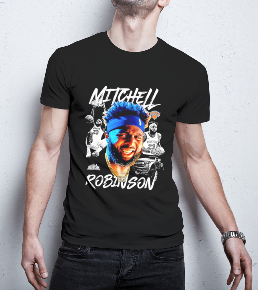 Mitchell Robinson New York Knicks NBA Basketball Player T-Shirt
