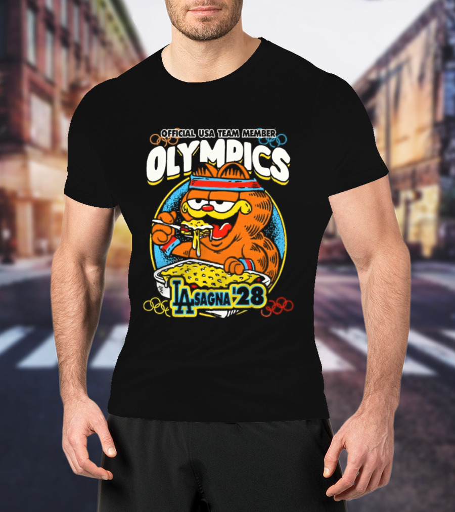 Official Usa Team Member Olympics Lasagna 28 T-Shirt