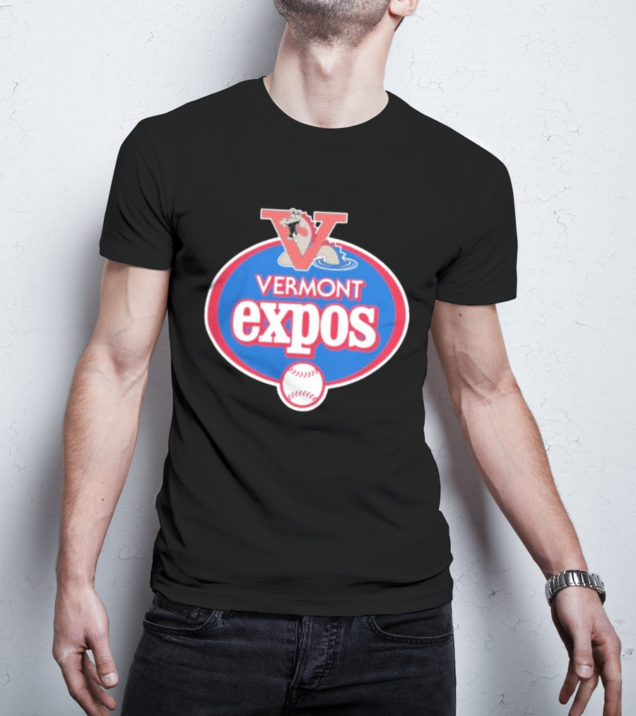 Vermont Expos Baseball Gator T-Shirt