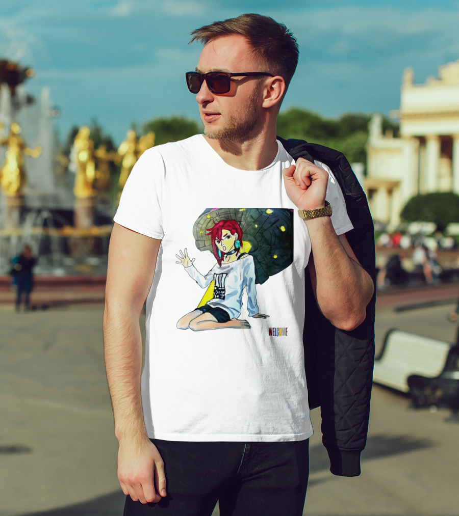 Ayase Momo UFO Anime Welcome T-Shirt
