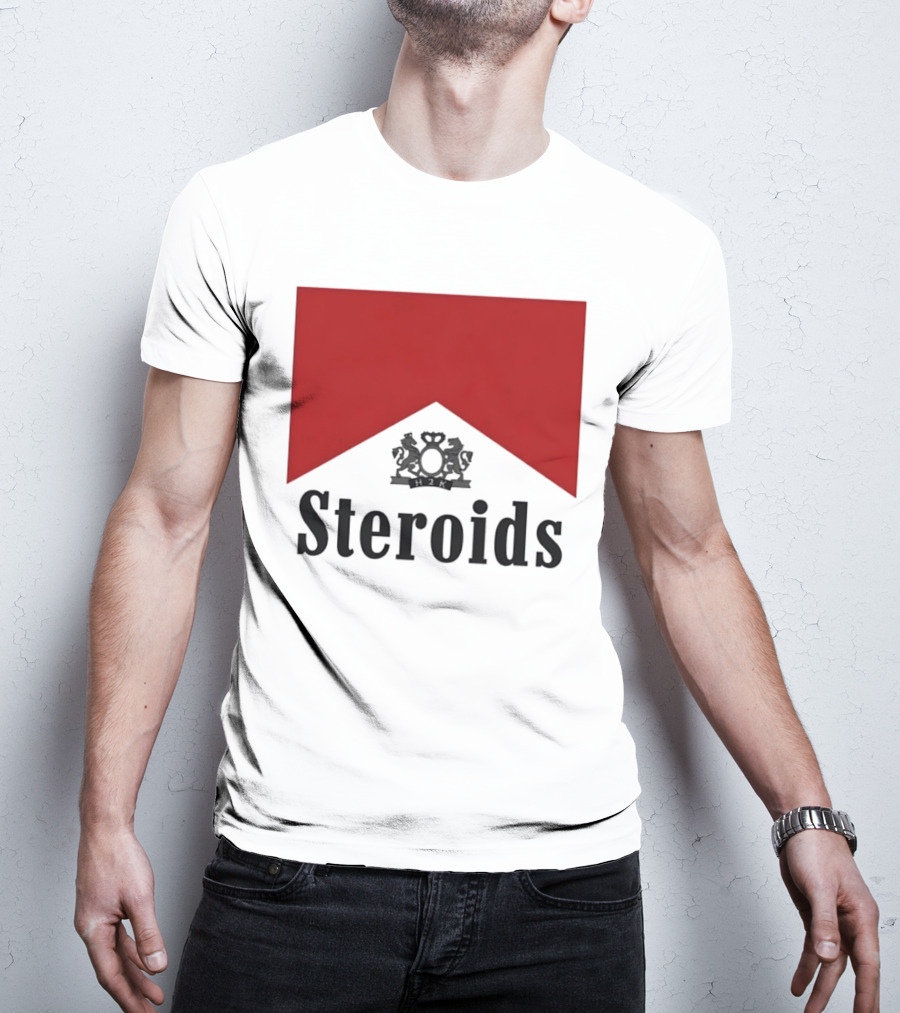 Steroids Bodybuilding Cigarette Box T-Shirt