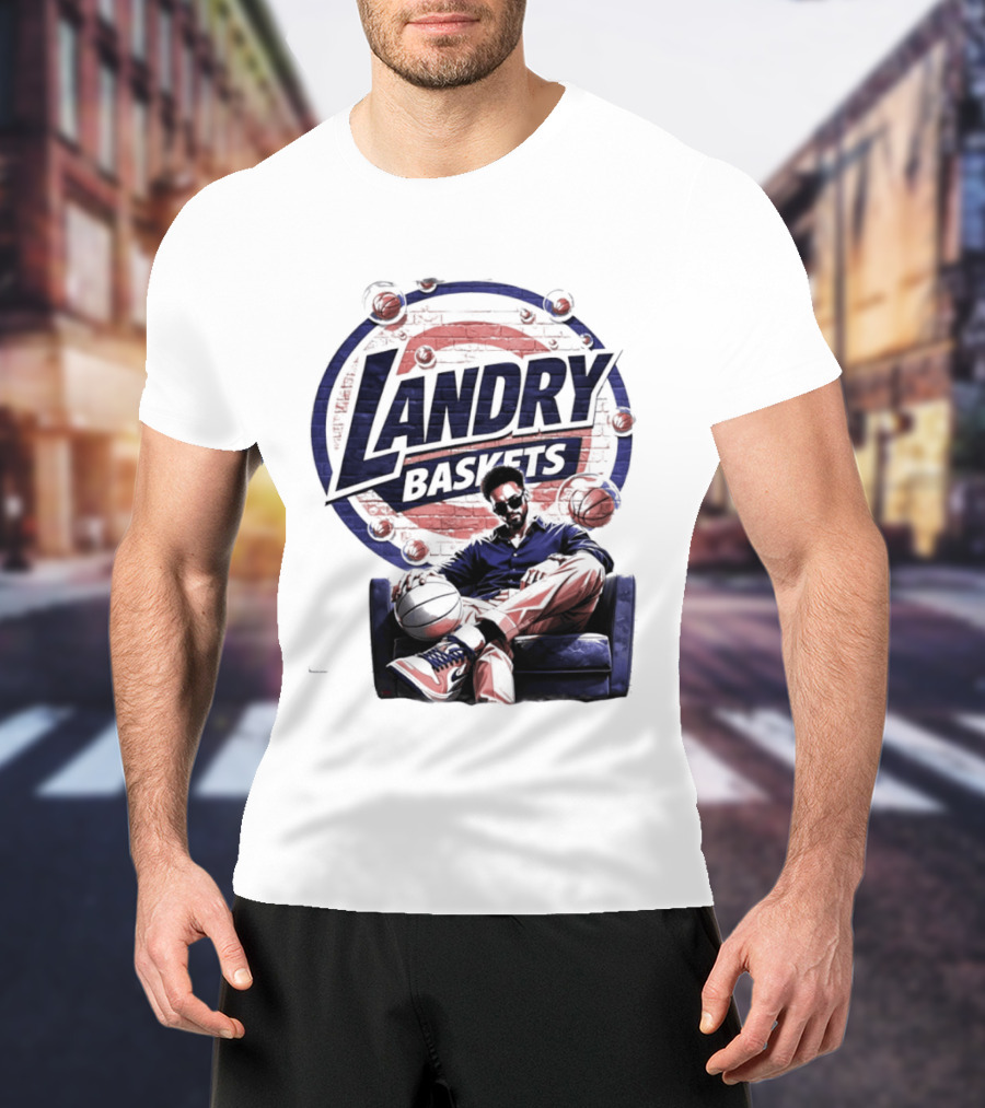 Landry Fields NBA New York Knicks Landry Baskets Basketball T-Shirt