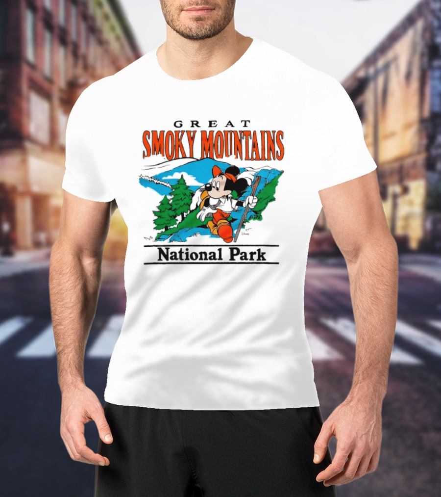 Mickey Mouse Great Smoky Mountains National Park Adventure T-Shirt