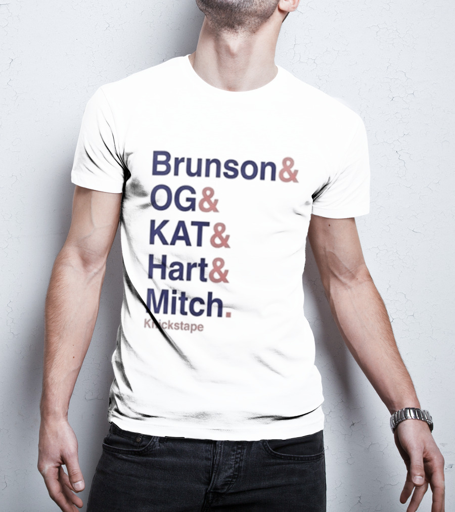 Timothee Chalamet Brunson OG KAT Hart Mitch KnicksTape T-Shirt