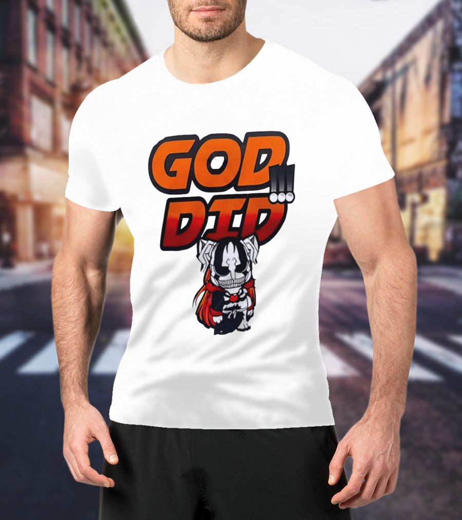 Ichigo Kurosaki God Did Bleach Anime Chibi T-Shirt