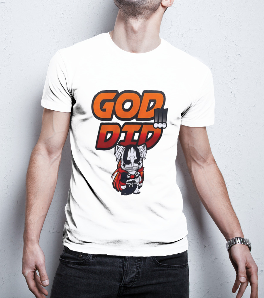 Ichigo Kurosaki God Did Bleach Anime Chibi T-Shirt
