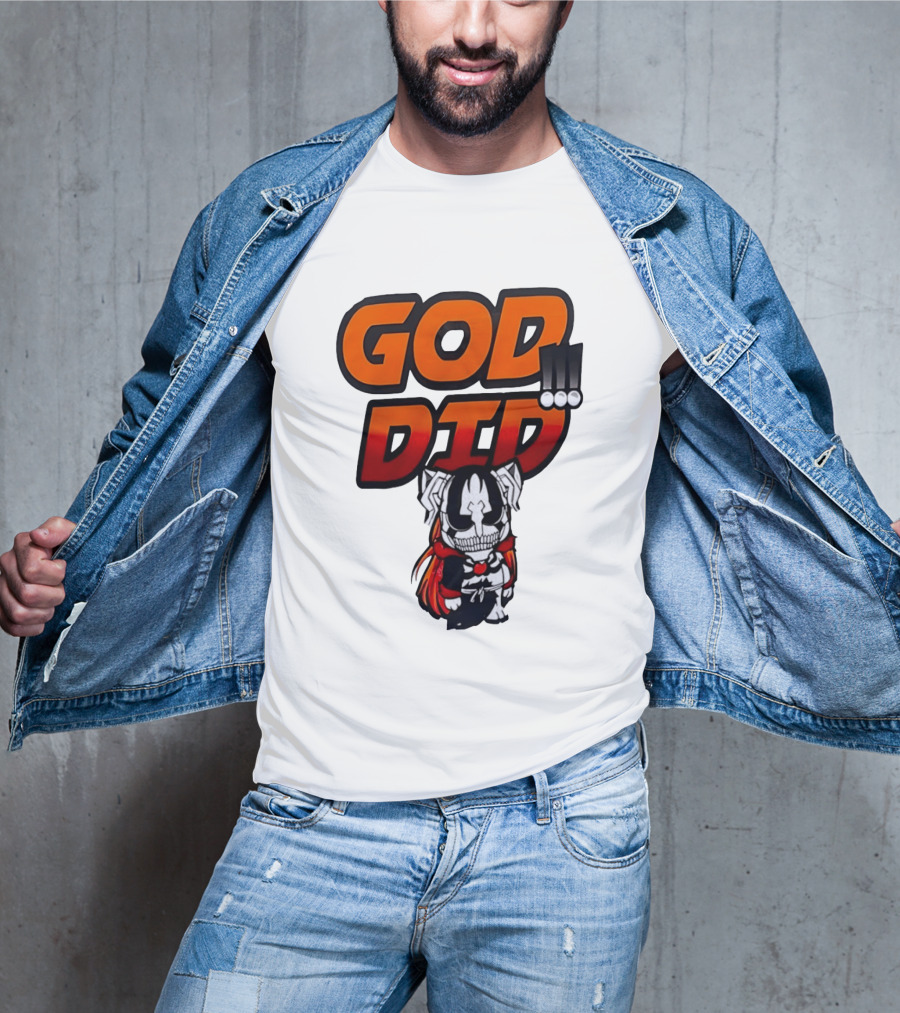 Ichigo Kurosaki God Did Bleach Anime Chibi T-Shirt