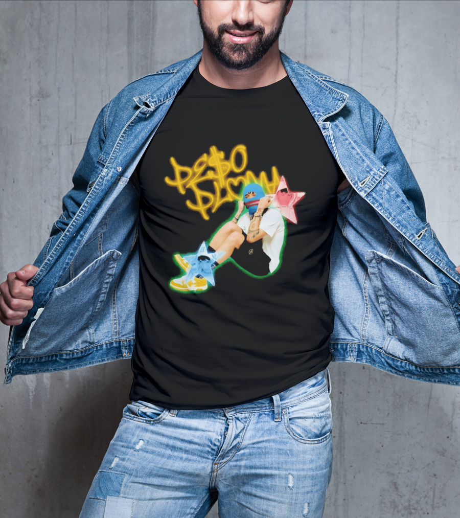 Peso Pluma Zero Love Balaclava Stars P Hundred T-Shirt