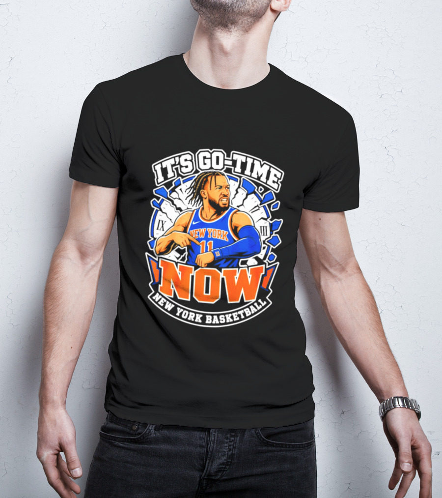 New York Basketball Jalen Brunson It's Go Time Now T-Shirt