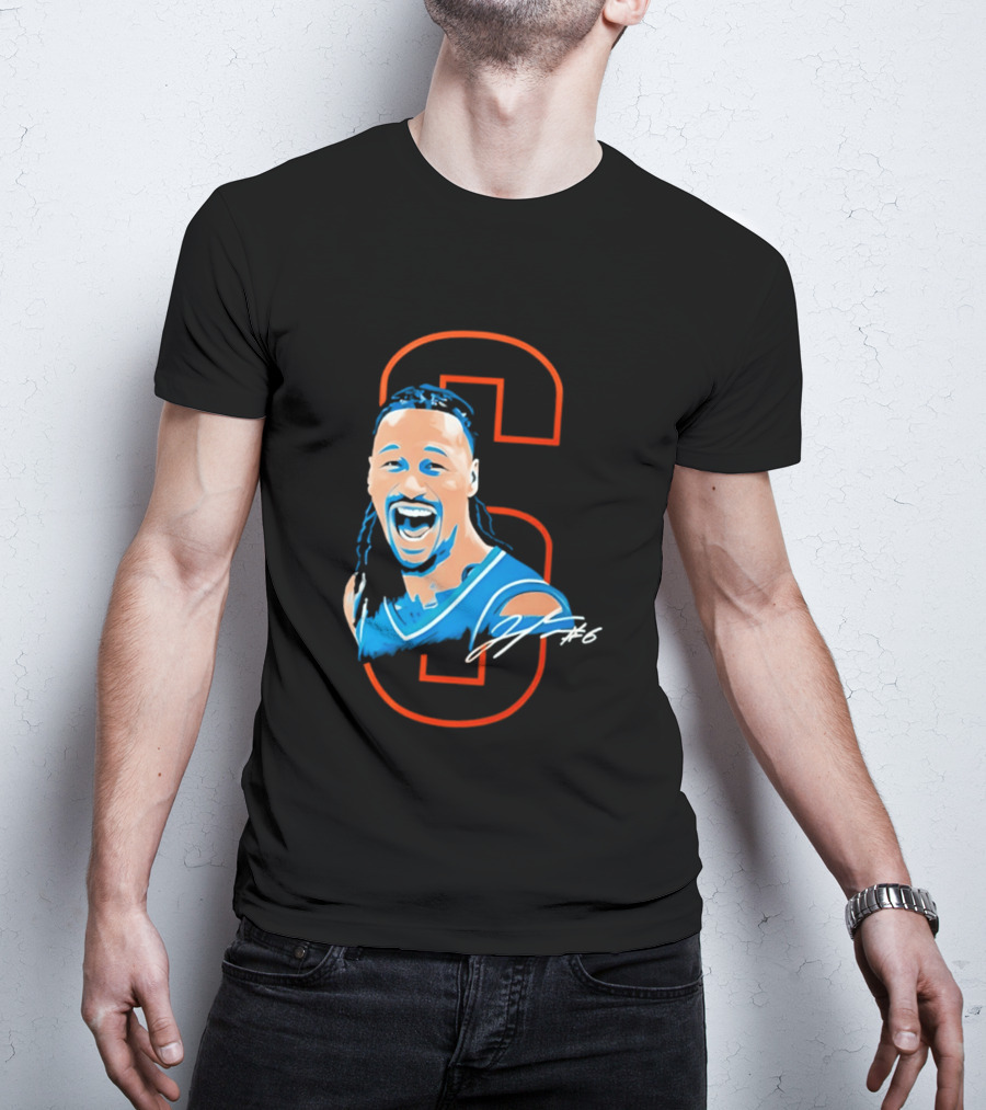 Jaylin Williams OKC Thunder #6 Cartoon T-Shirt