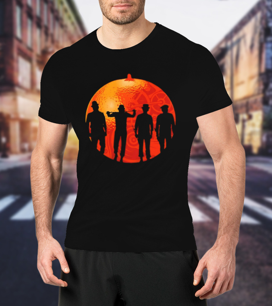 A Work Orange The Droogs Silhouettes Orange Gang T-Shirt