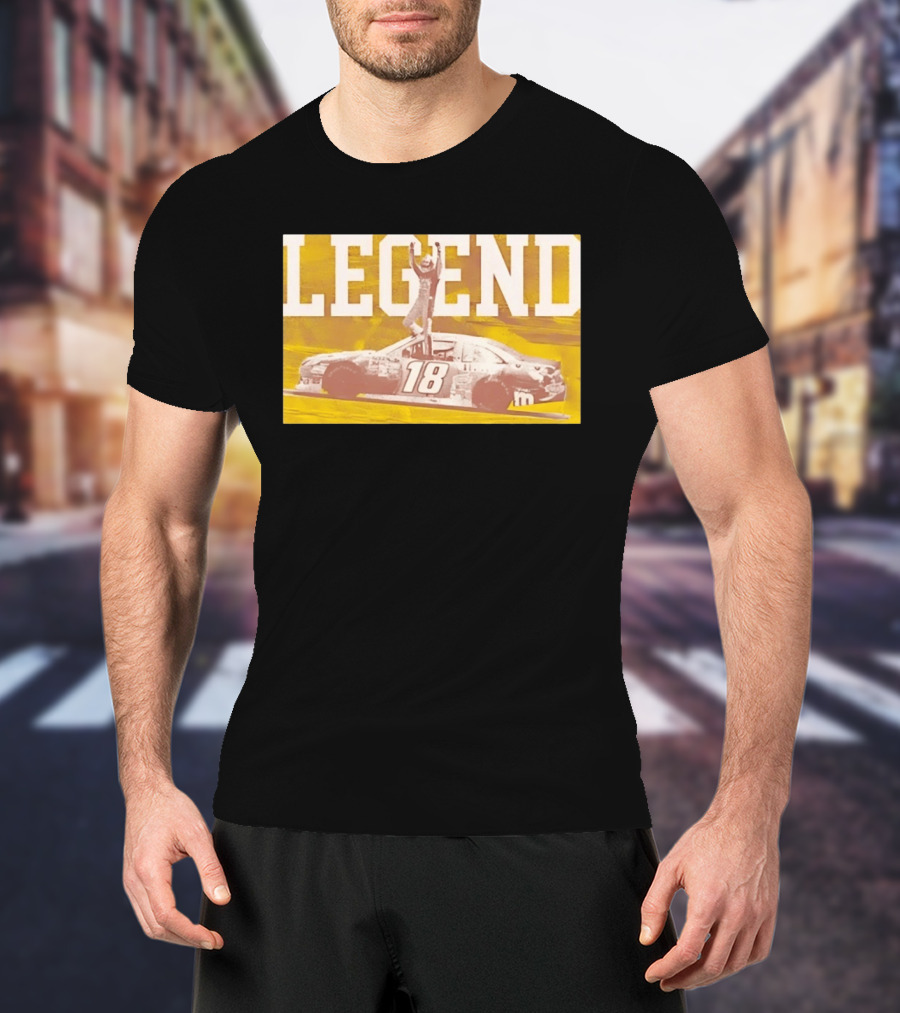 Kyle Busch 18 M&M Legend NASCAR Victory Celebration T-Shirt