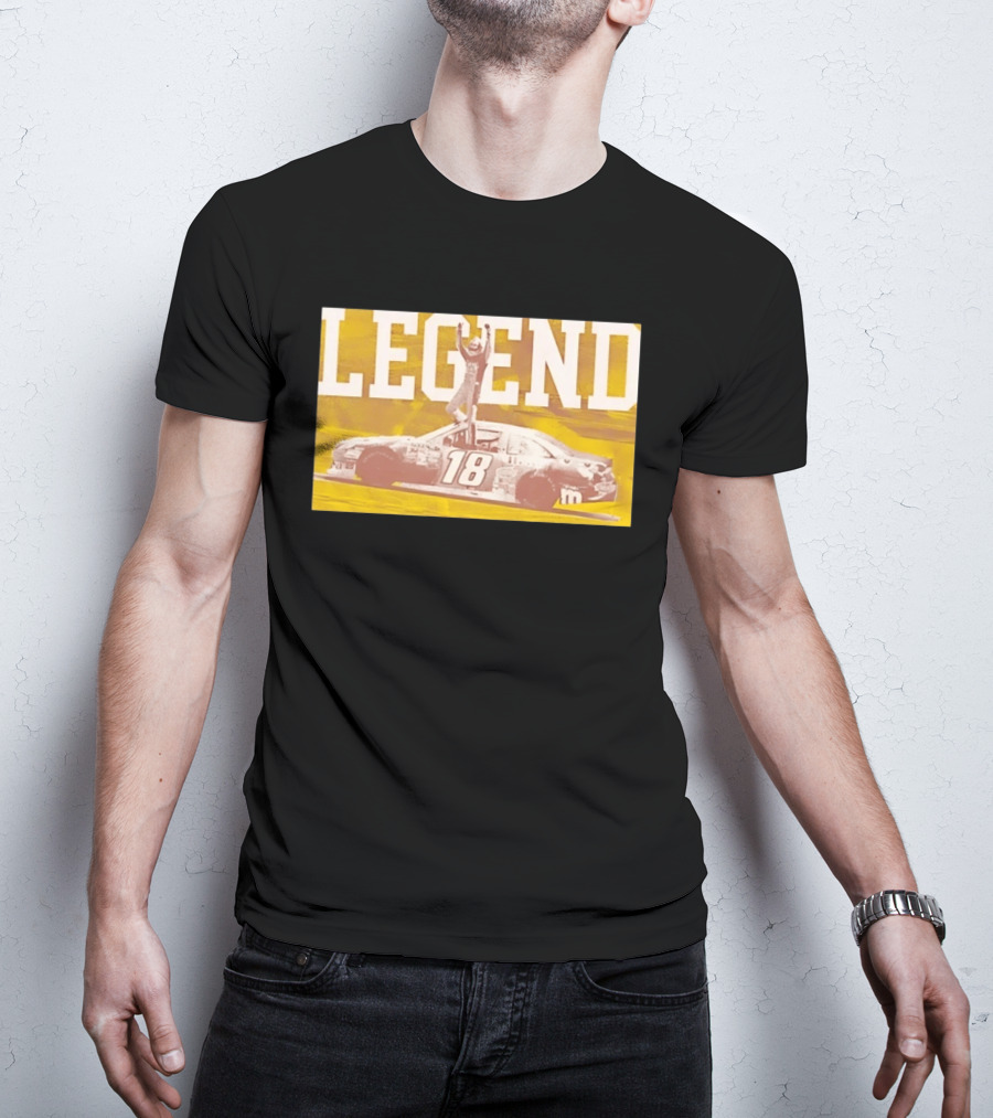 Kyle Busch 18 M&M Legend NASCAR Victory Celebration T-Shirt