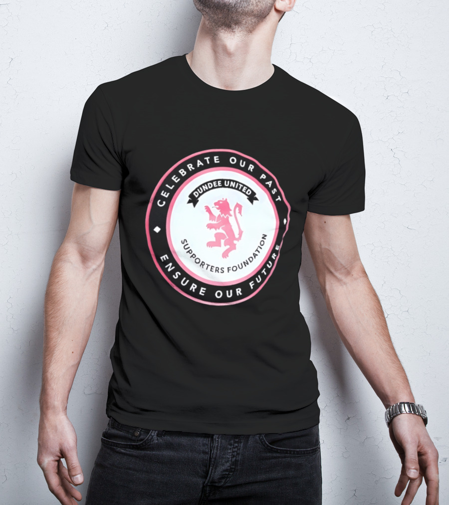 Dundee United Celebrate Our Past Ensure Our Future Supporters Foundation Lion Crest T-Shirt