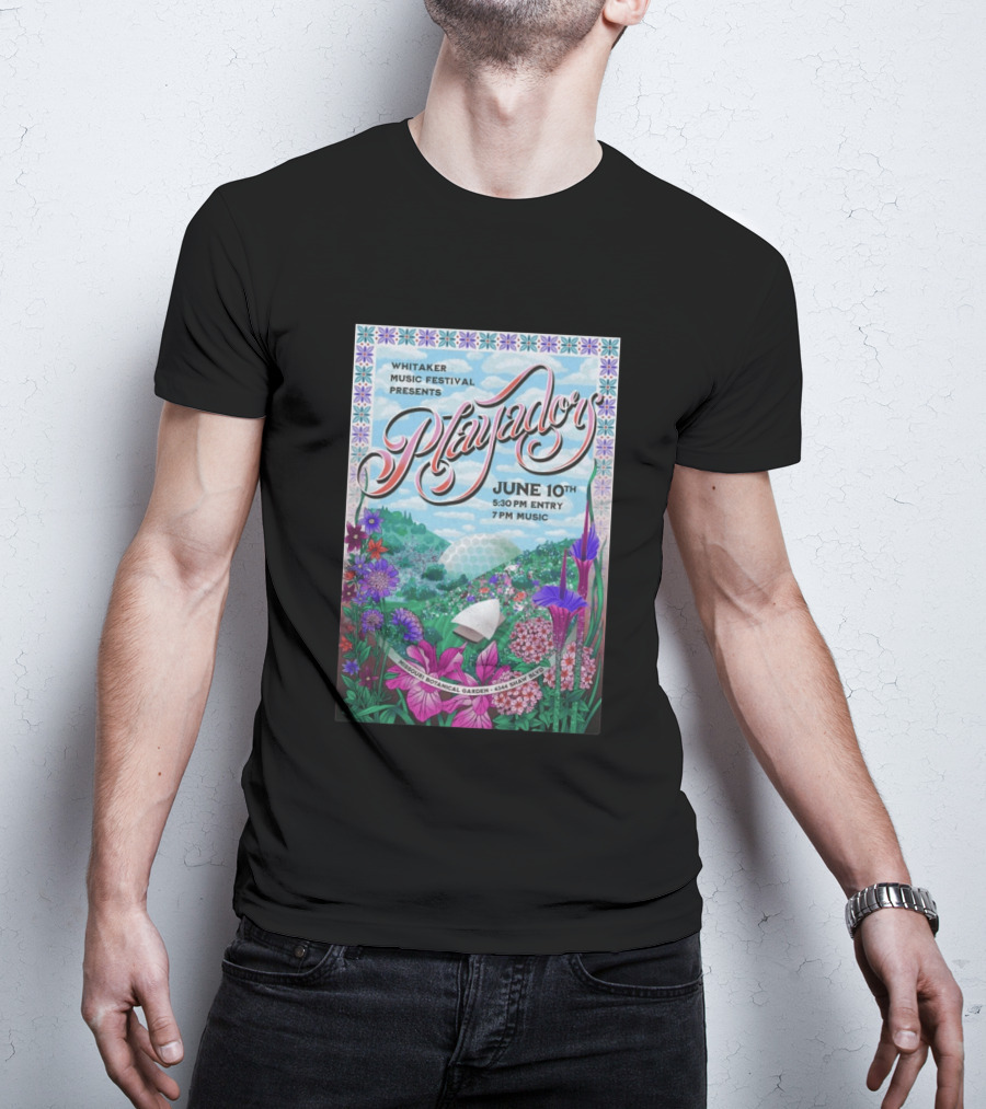 Whitaker Music Festival Playadors June 10 Missouri Botanical Garden St. Louis Event T-Shirt