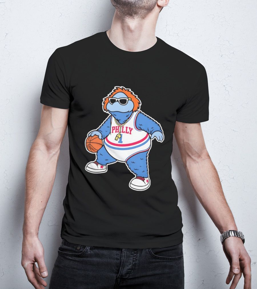 Philly Hoops Monster 76ers Hip Hop T-Shirt