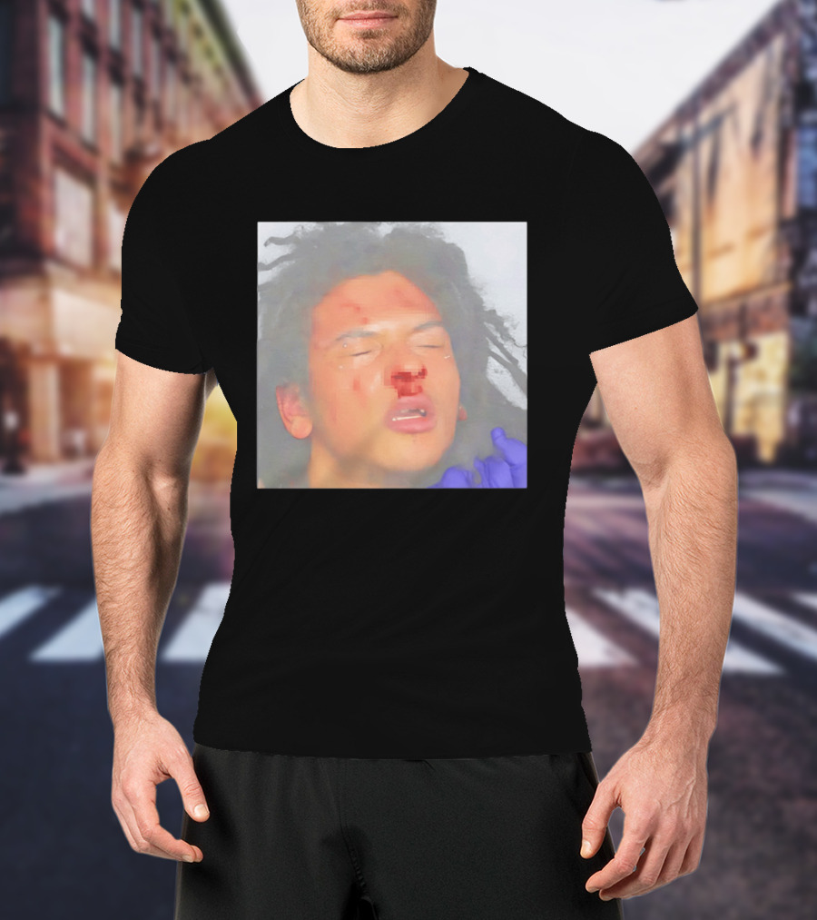 John Doe Unknown Player Generic Team Bloody Face T-Shirt
