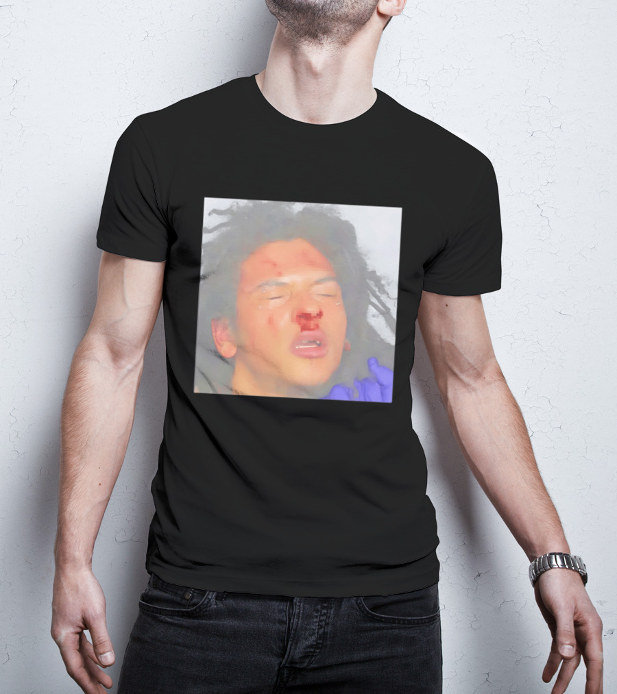 John Doe Unknown Player Generic Team Bloody Face T-Shirt