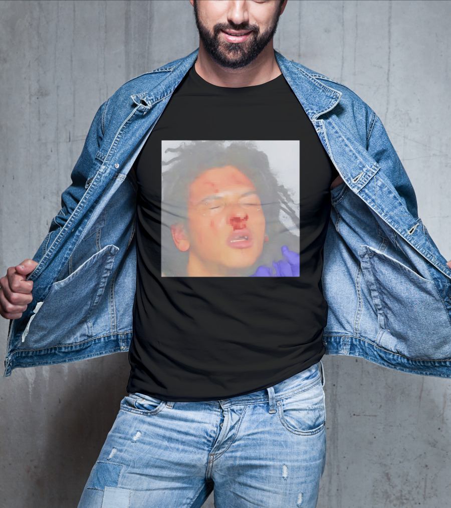 John Doe Unknown Player Generic Team Bloody Face T-Shirt