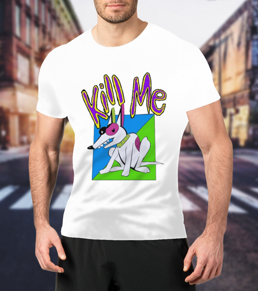 Kill Me Spuds MacKenzie Dog 1980s Pop Culture T-Shirt