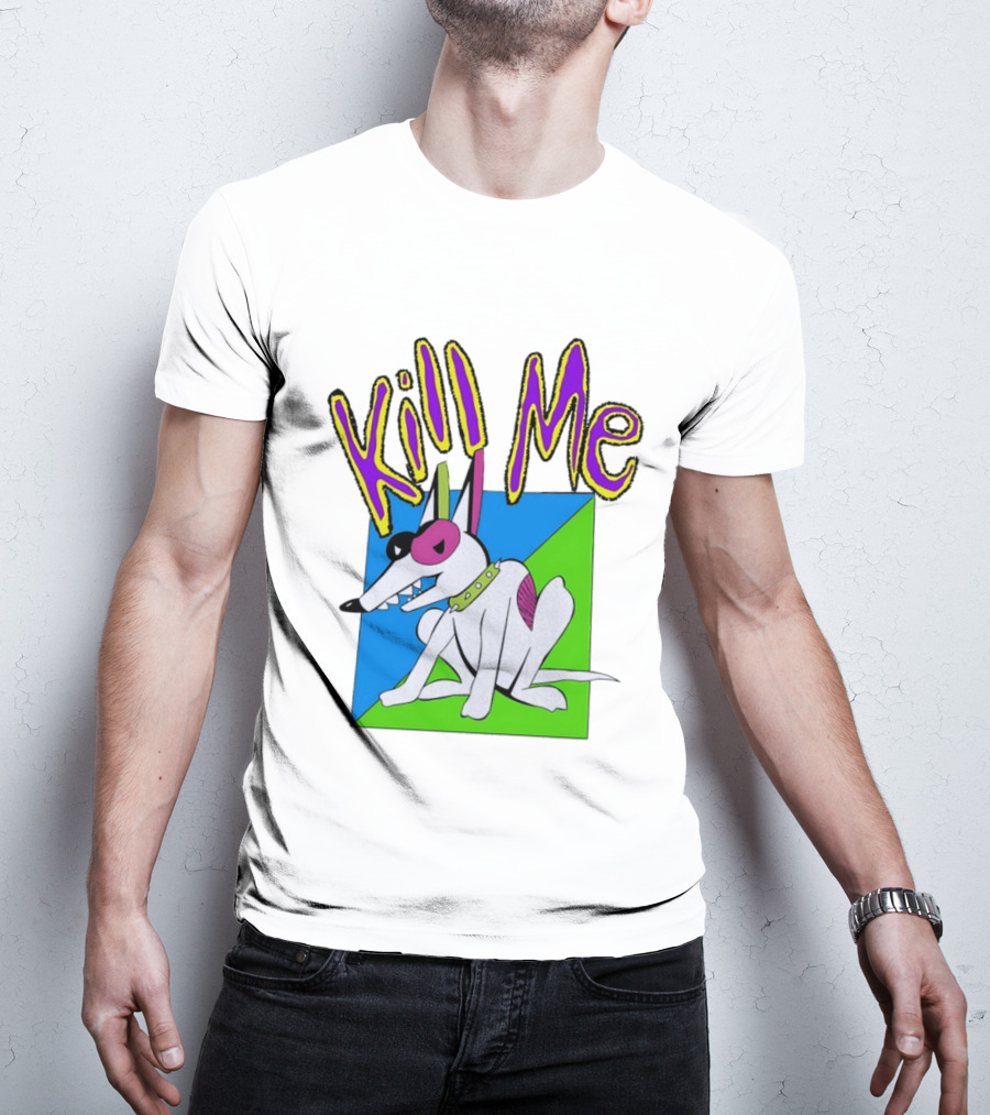 Kill Me Spuds MacKenzie Dog 1980s Pop Culture T-Shirt
