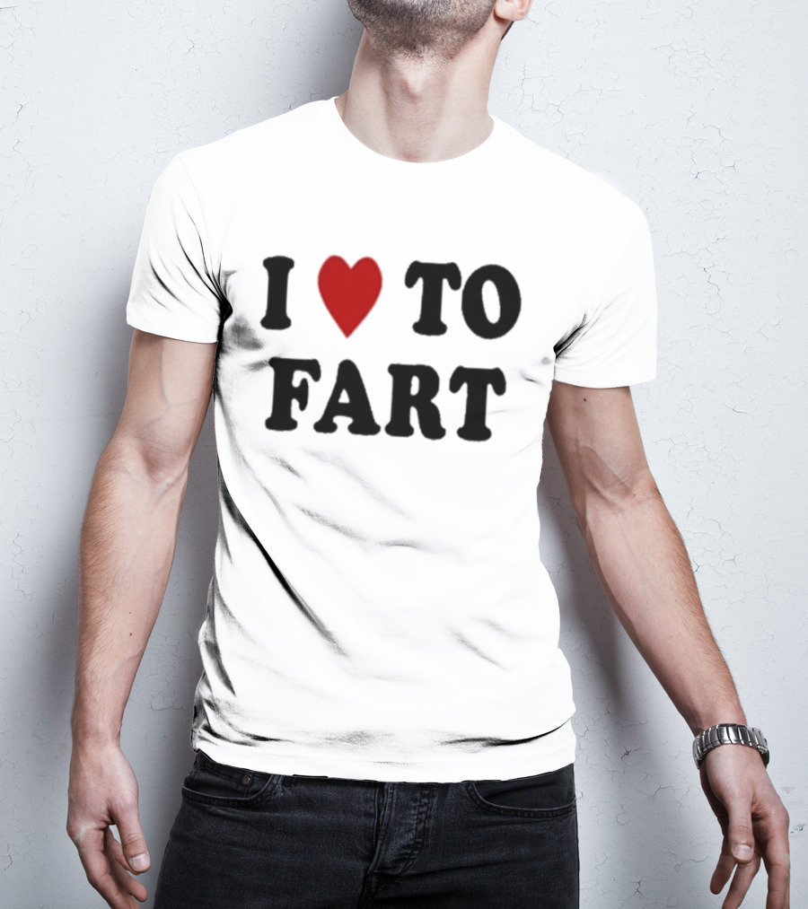 I Heart To Fart Bert Blyleven Humor T-Shirt
