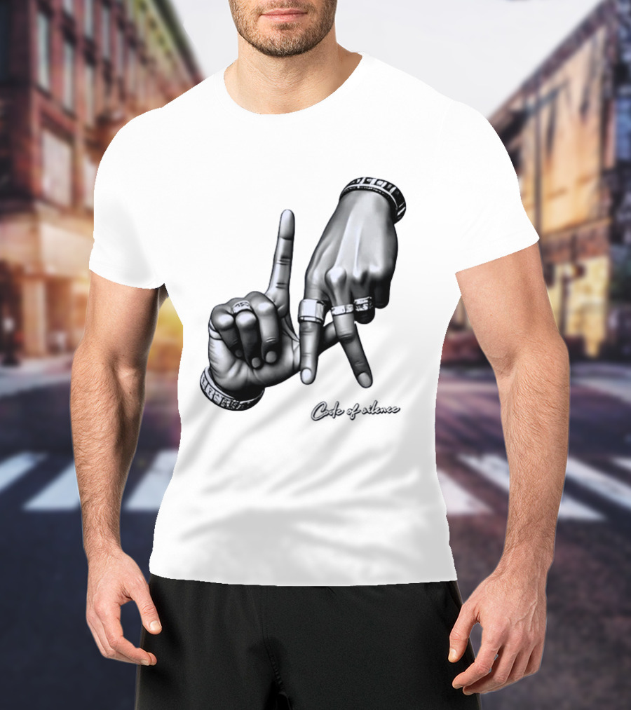 Code Of Silence LA Hand Gesture T-Shirt