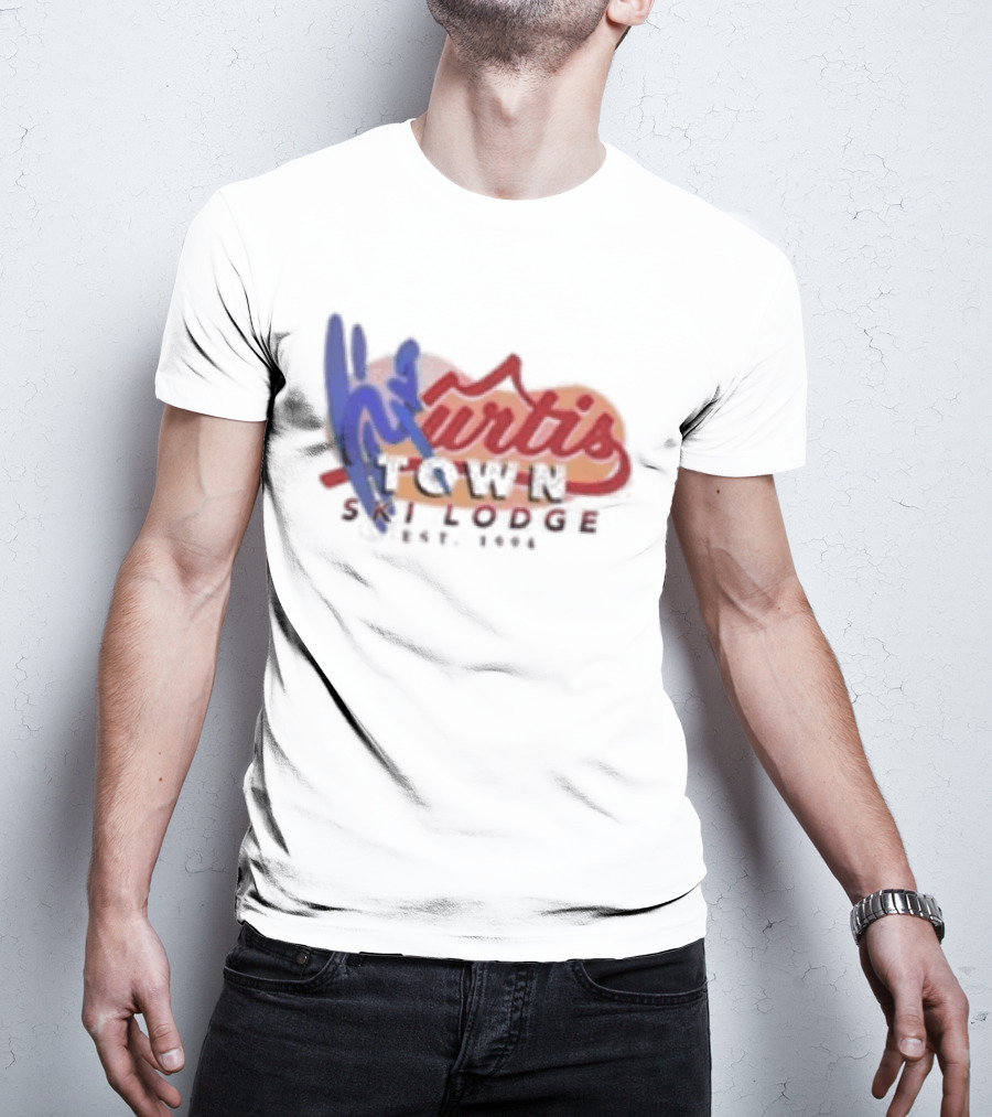 Kurtis Conner Ski Lodge Est 1994 Retro Winter Lodge T-Shirt