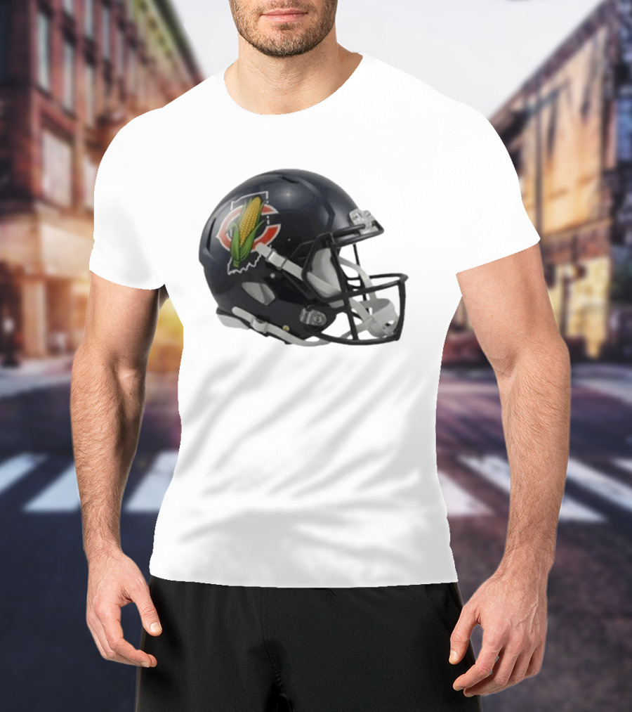 Chicago Bears Indiana Corn Helmet 2026 Edition T-Shirt