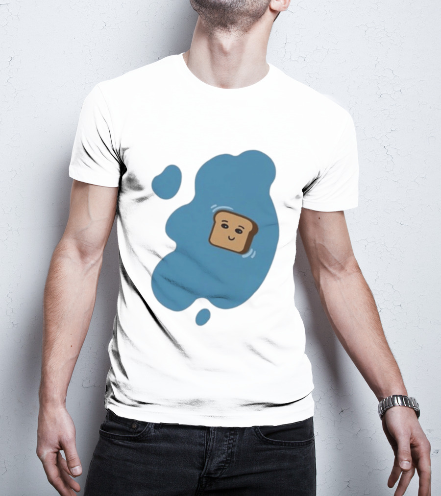 New Soggy Toast Another Spill Happy Bread In Puddle T-Shirt