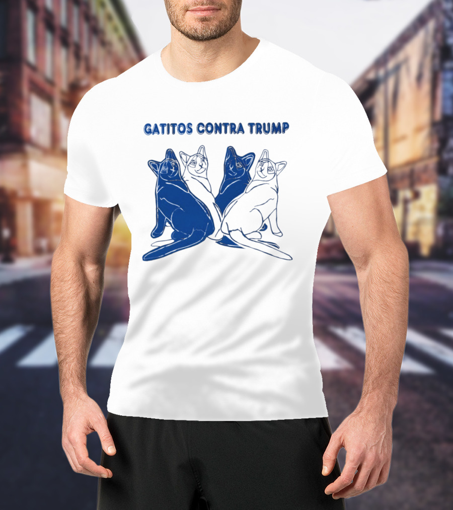 Gatitos Contra Trump Sphynx Cats T-Shirt