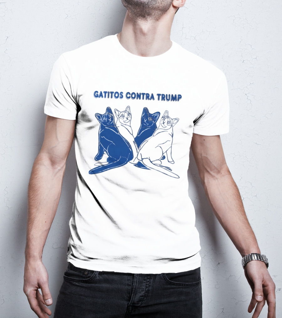 Gatitos Contra Trump Sphynx Cats T-Shirt