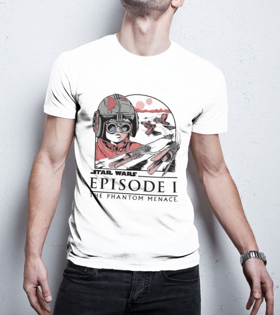 Star Wars Episode I The Phantom Menace Podrace Scene T-Shirt