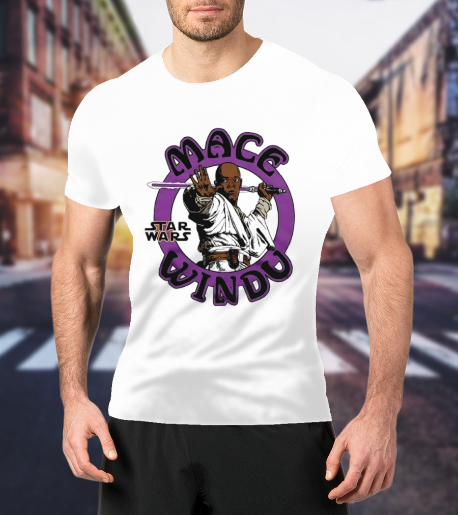 Star Wars Mace Windu Purple Jedi T-Shirt