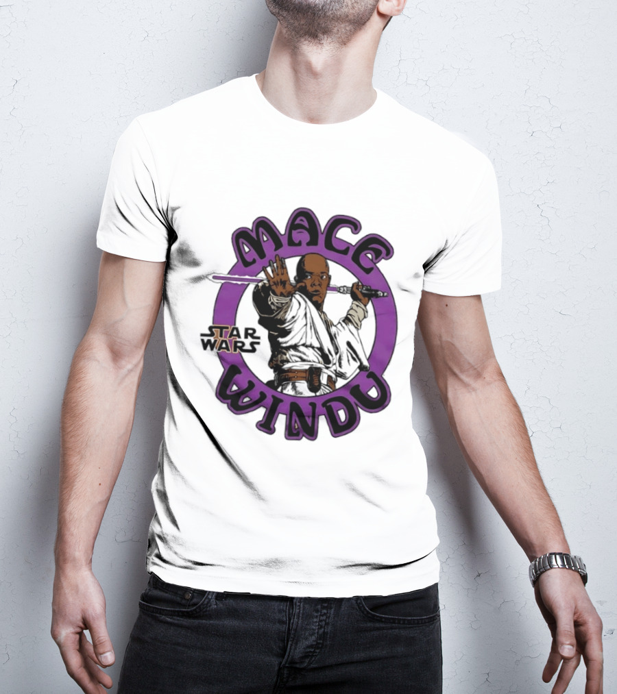 Star Wars Mace Windu Purple Jedi T-Shirt
