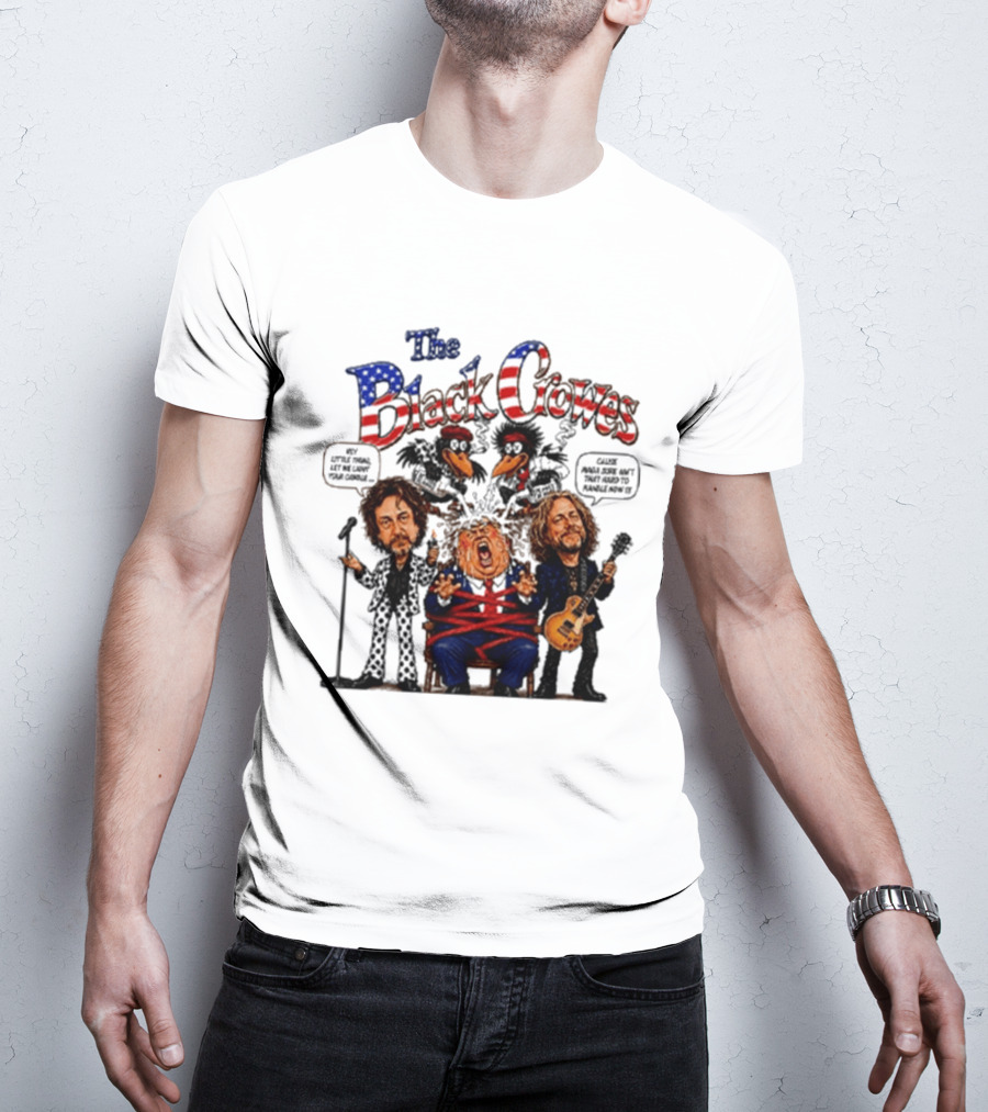 The Black Crowes Dump On Trump Political Commentary Band T-Shirt