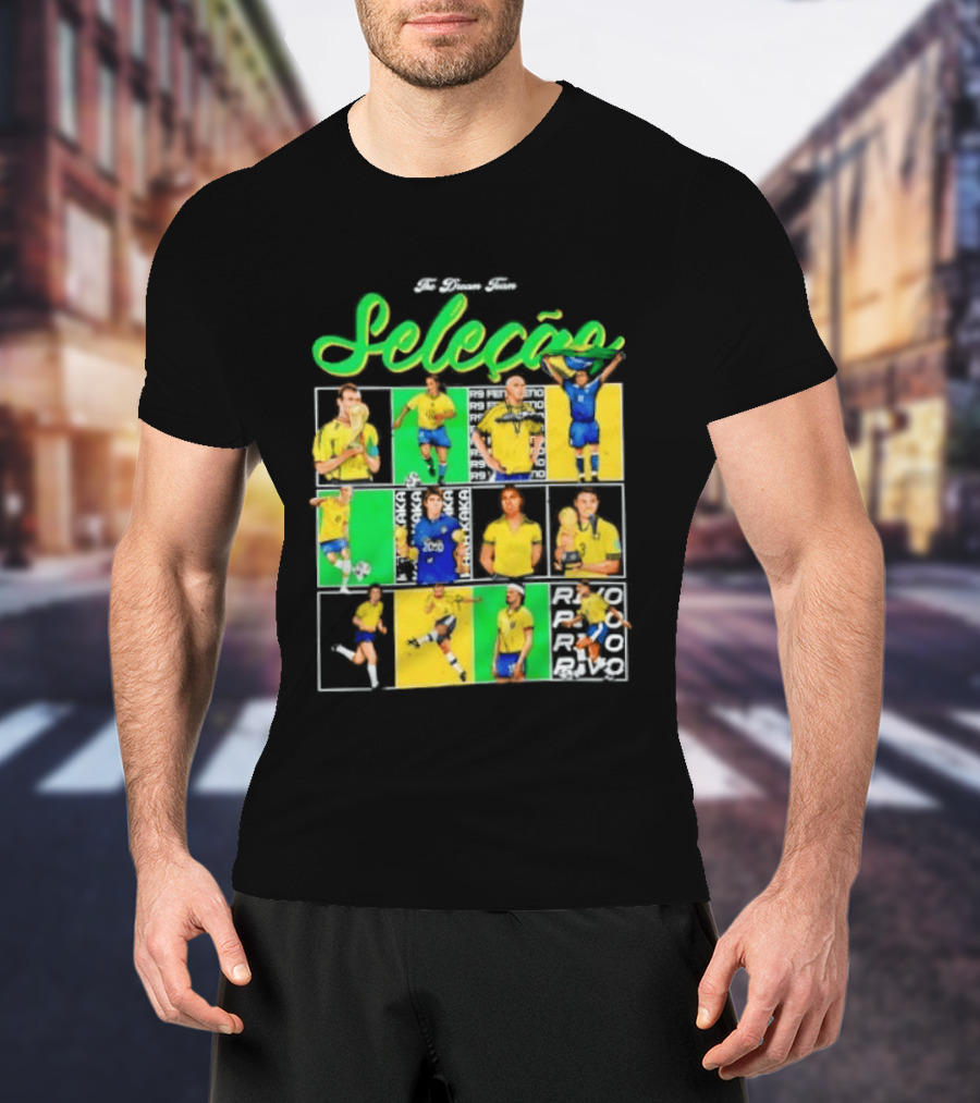 Selecao Brasil Football Legends Soccer Dream Team Series T-Shirt