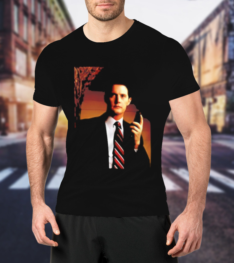 Dale Cooper Twin Peaks Iconic Red Room Aesthetic T-Shirt